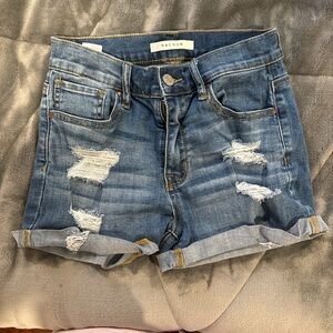 PacSun Distressed Blue Jean Shorts